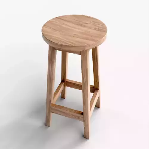 Wooden Stool Game Ready 