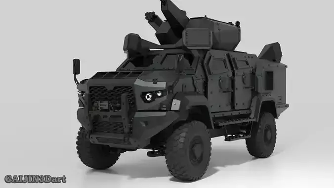 DT Wolf Vehicle 3D print model