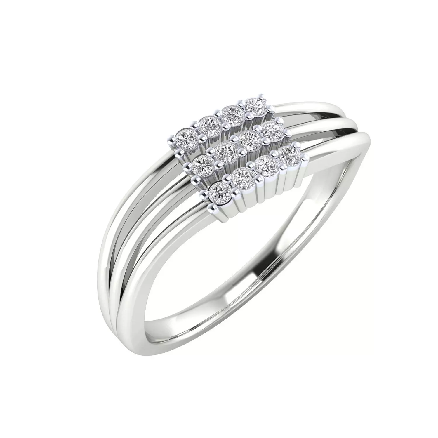  Women Ring Render 3dm STL MTL SLC JCD OBJ FBX Details 3D print model_3