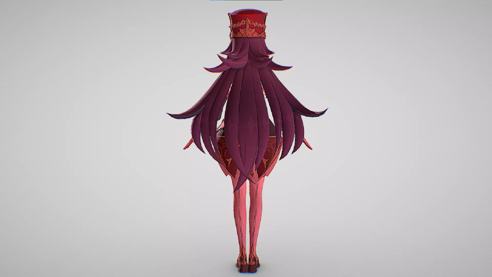 Chevreuse - Genshin Impact - Cute Anime Girl Characters Low-poly 3D model_3