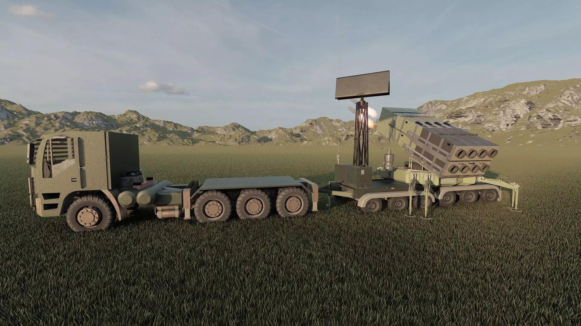 MIDDLE RANGE ROCKET LAUNCH SYSTEM 3D model_8