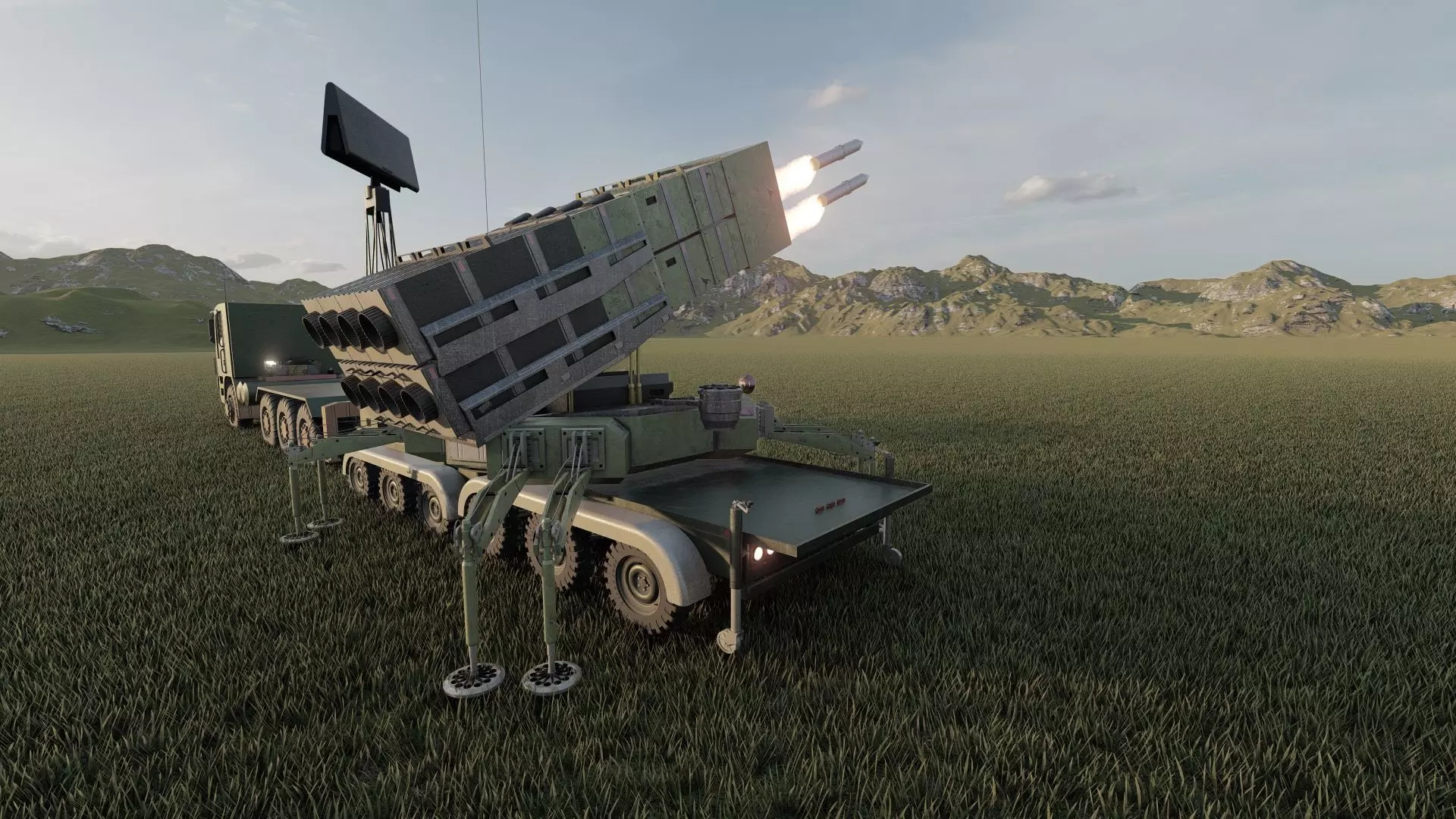 MIDDLE RANGE ROCKET LAUNCH SYSTEM 3D model_10