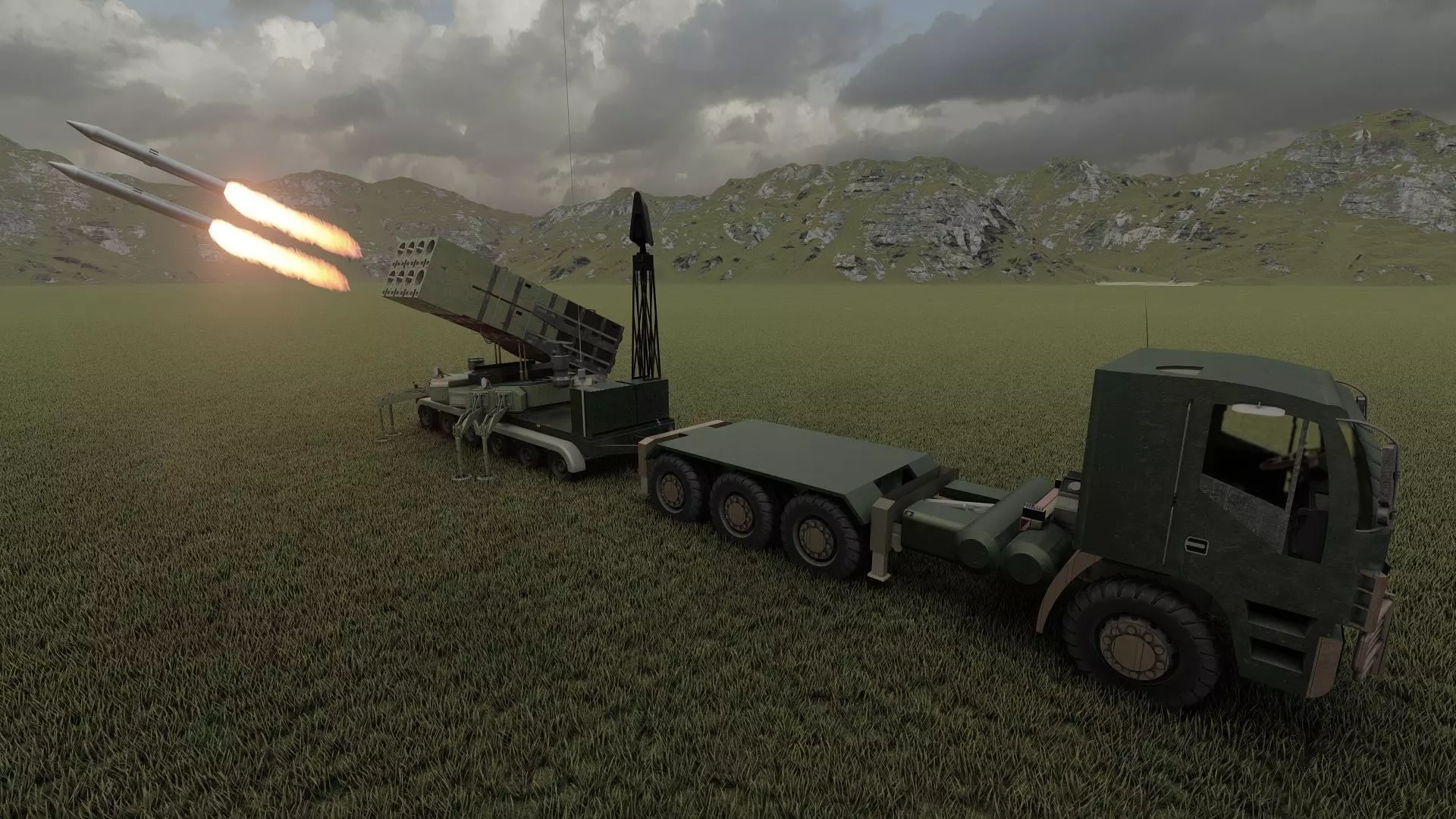 MIDDLE RANGE ROCKET LAUNCH SYSTEM 3D model_33