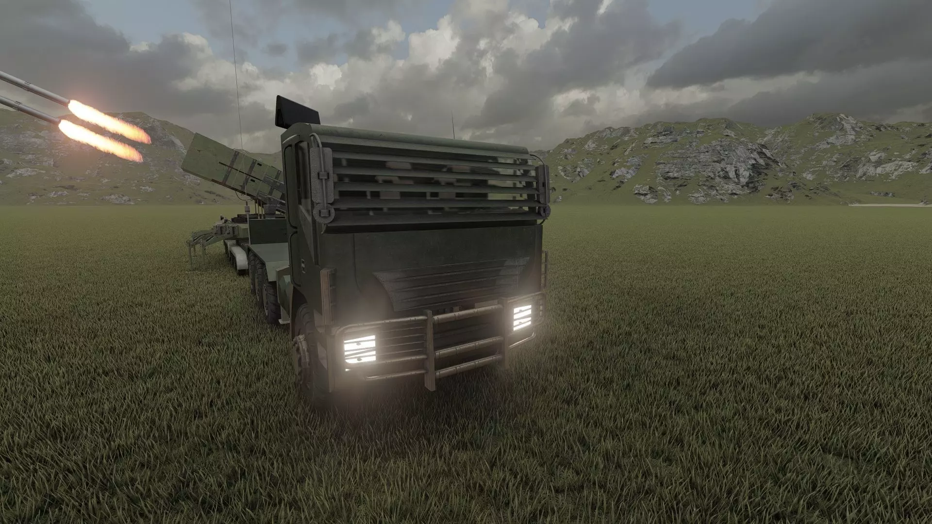 MIDDLE RANGE ROCKET LAUNCH SYSTEM 3D model_34