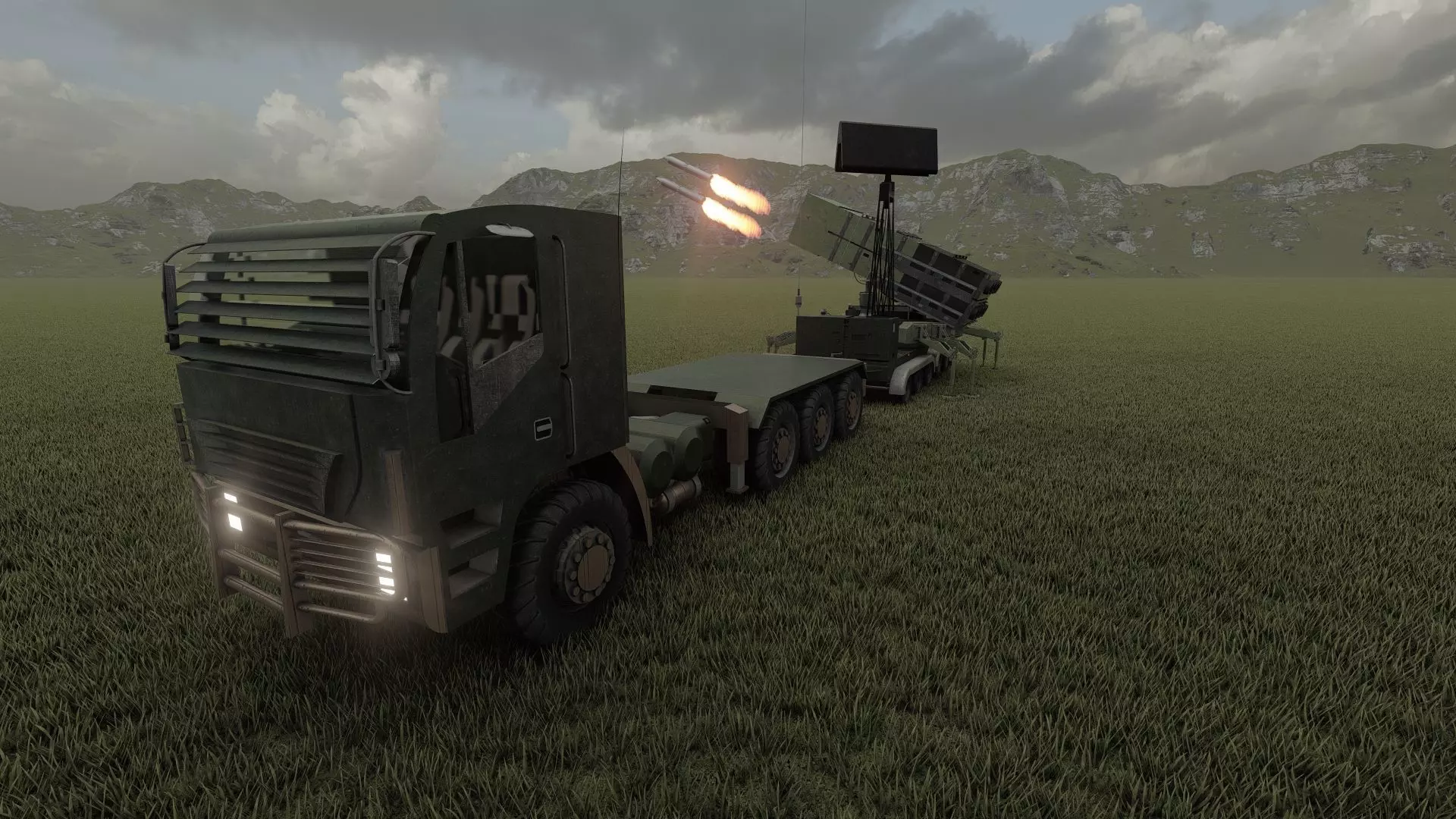 MIDDLE RANGE ROCKET LAUNCH SYSTEM 3D model_35
