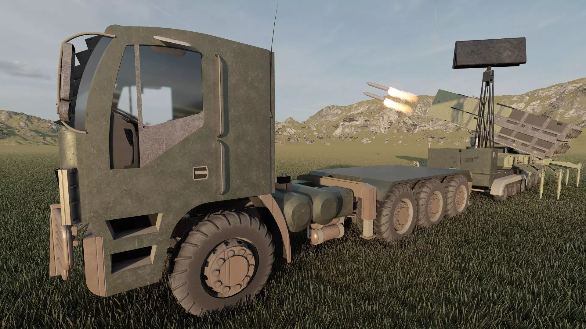 MIDDLE RANGE ROCKET LAUNCH SYSTEM 3D model_18