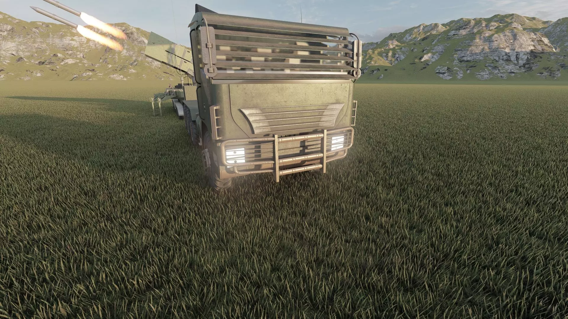 MIDDLE RANGE ROCKET LAUNCH SYSTEM 3D model_16