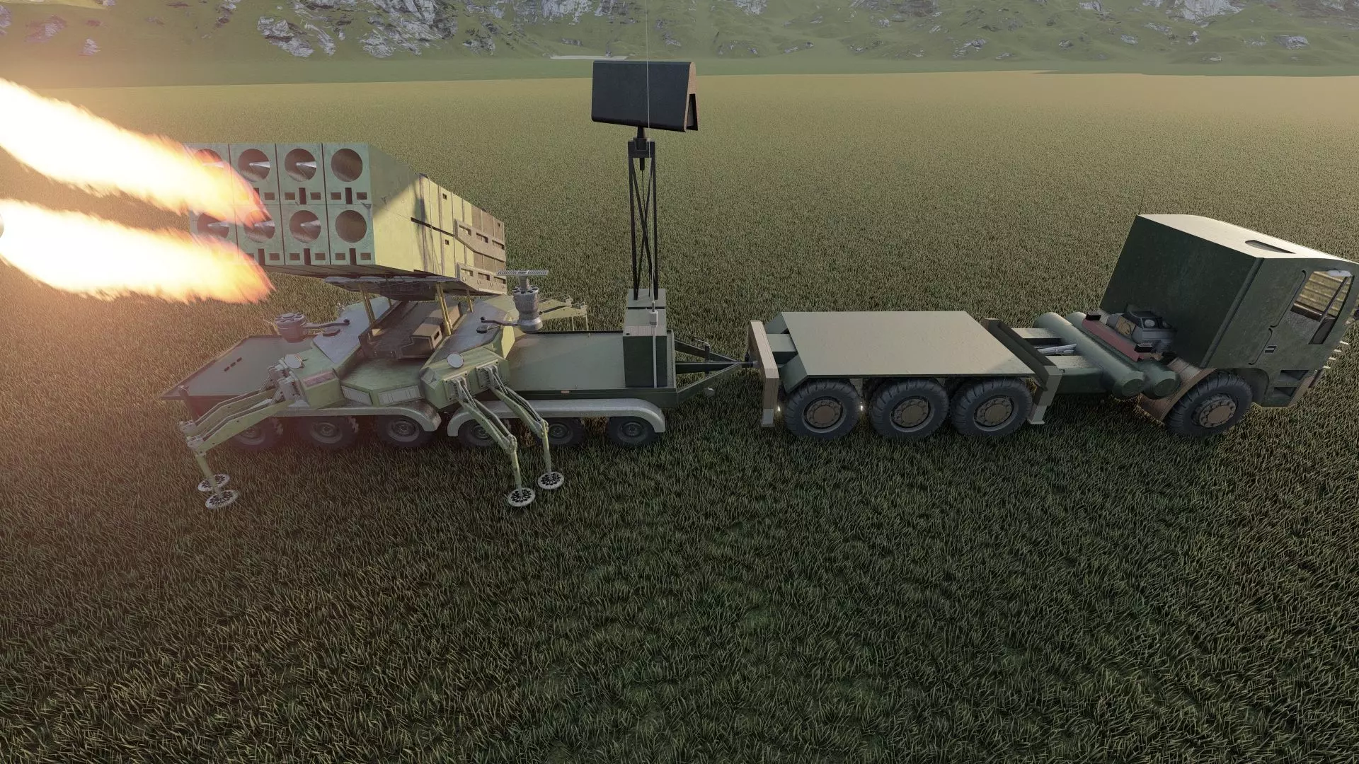 MIDDLE RANGE ROCKET LAUNCH SYSTEM 3D model_32