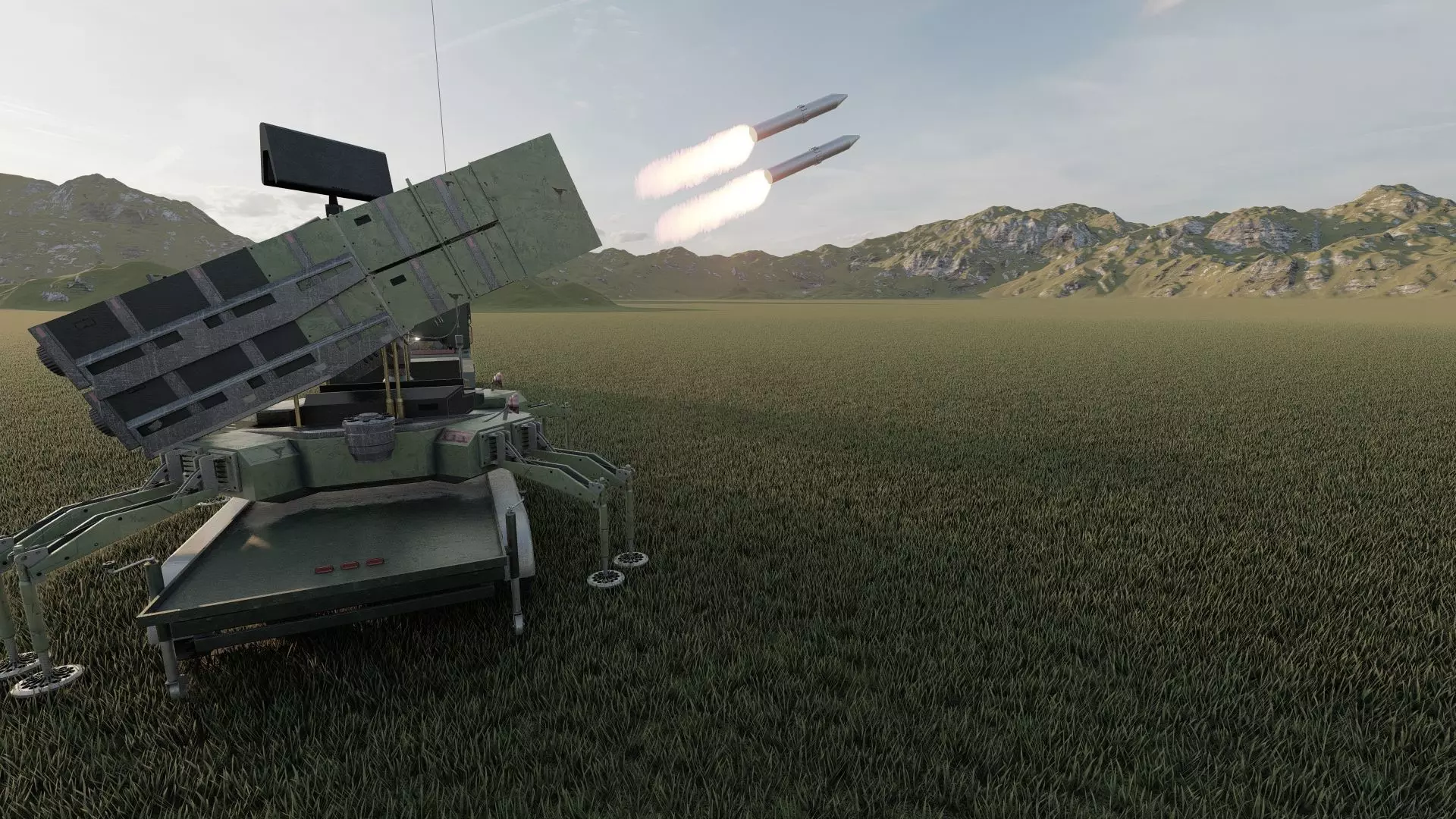 MIDDLE RANGE ROCKET LAUNCH SYSTEM 3D model_11