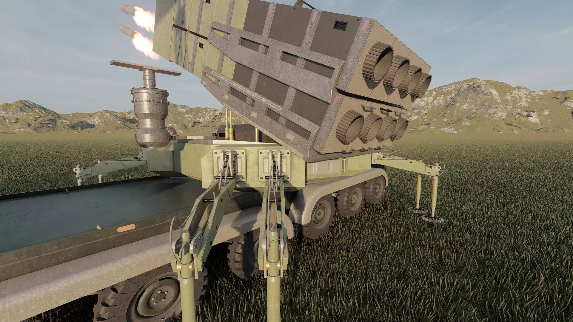 MIDDLE RANGE ROCKET LAUNCH SYSTEM 3D model_24