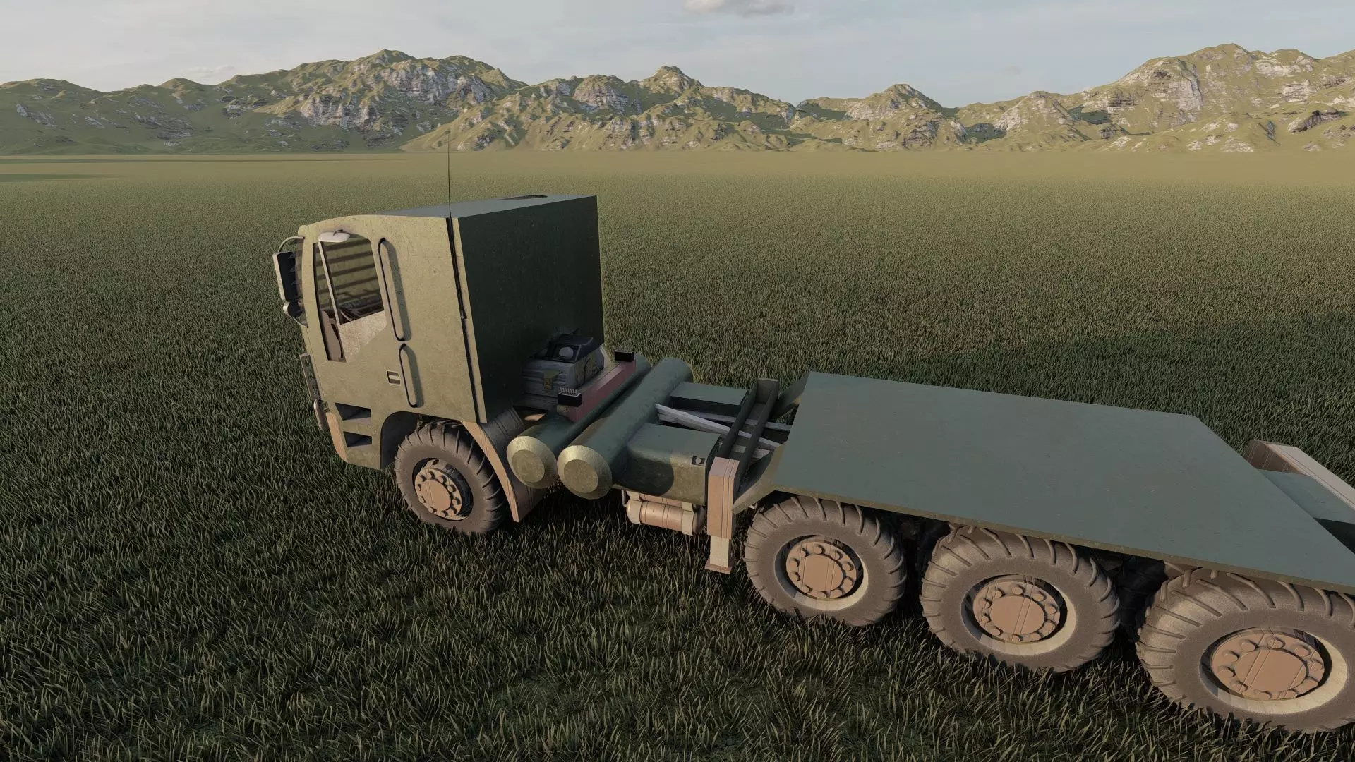 MIDDLE RANGE ROCKET LAUNCH SYSTEM 3D model_19