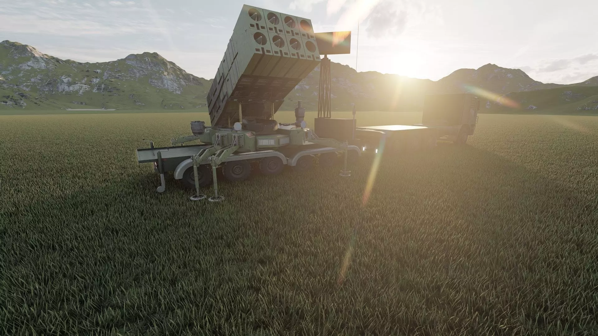 MIDDLE RANGE ROCKET LAUNCH SYSTEM 3D model_13