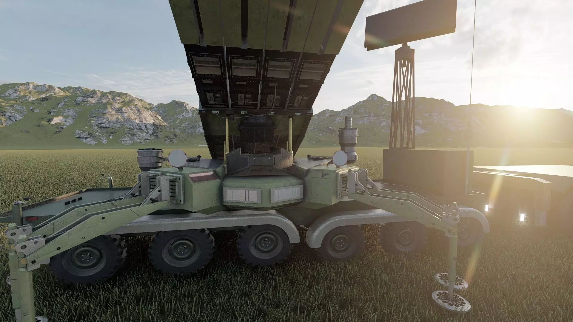 MIDDLE RANGE ROCKET LAUNCH SYSTEM 3D model_29