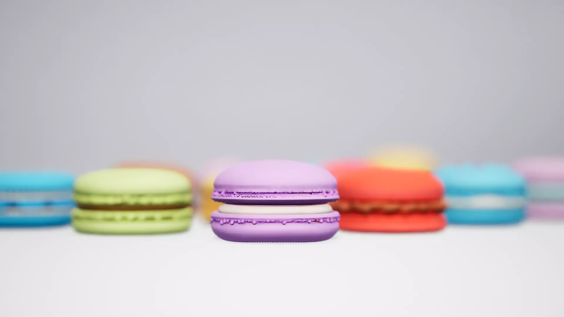 Macaron cake 3D model_2