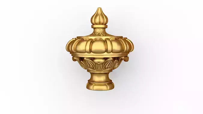 carved classic decorative ornament cnc 3d printing stl 66