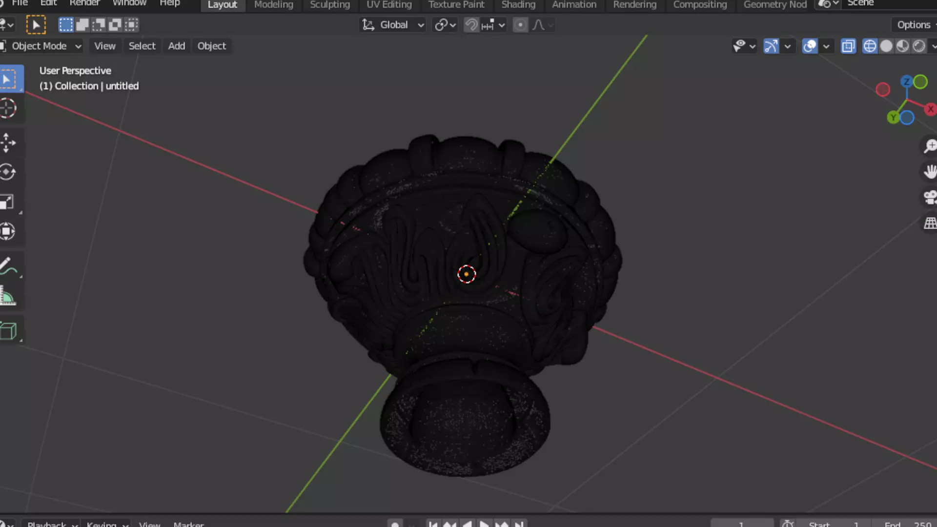 carved classic decorative ornament cnc 3d printing stl 66 3D model_6