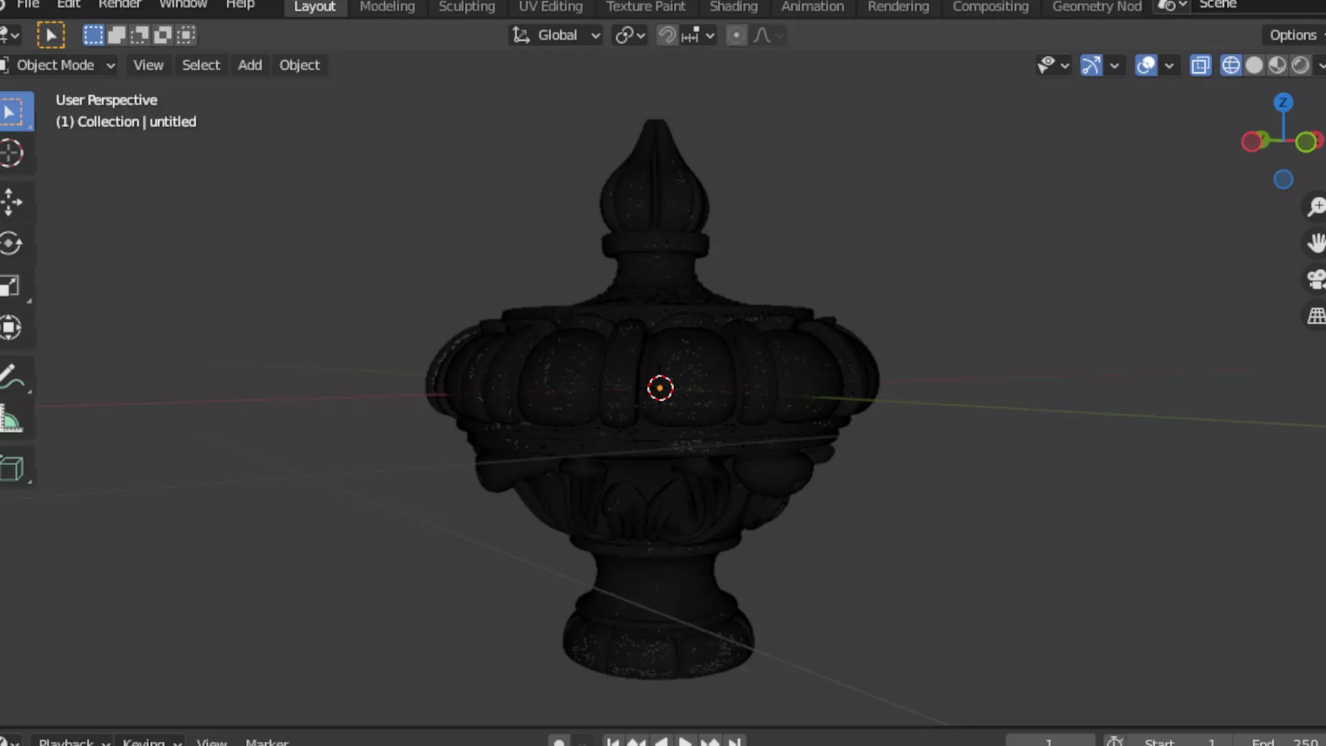 carved classic decorative ornament cnc 3d printing stl 66 3D model_5