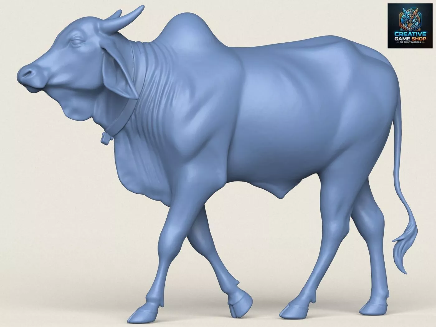 Indian Ox Bull Animal 3D print model