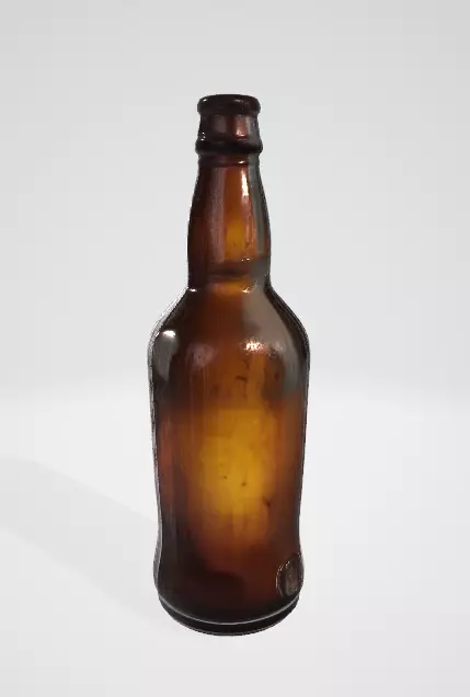 Bottle 2 Low-poly 3D model_3