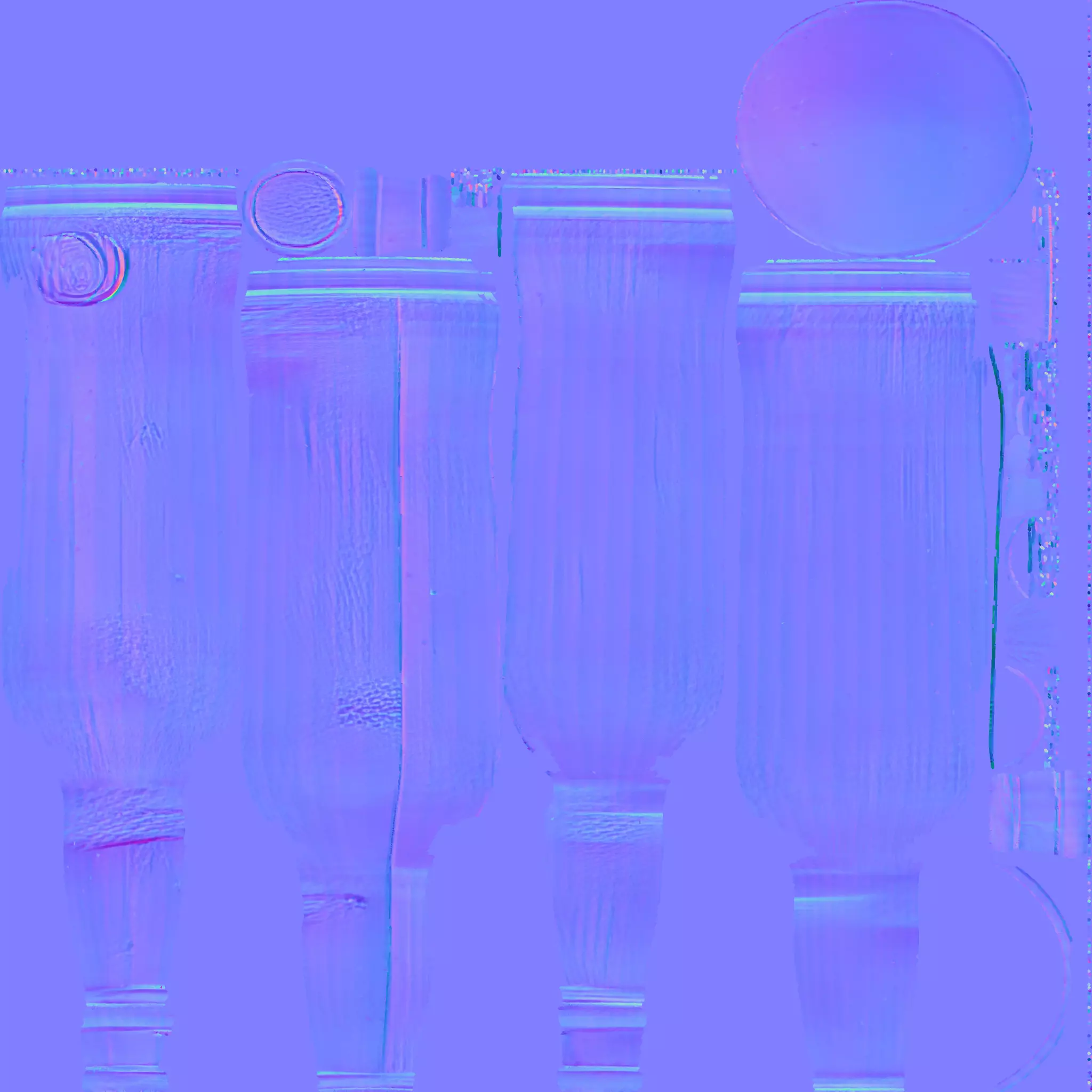 Bottle 2 Low-poly 3D model_9