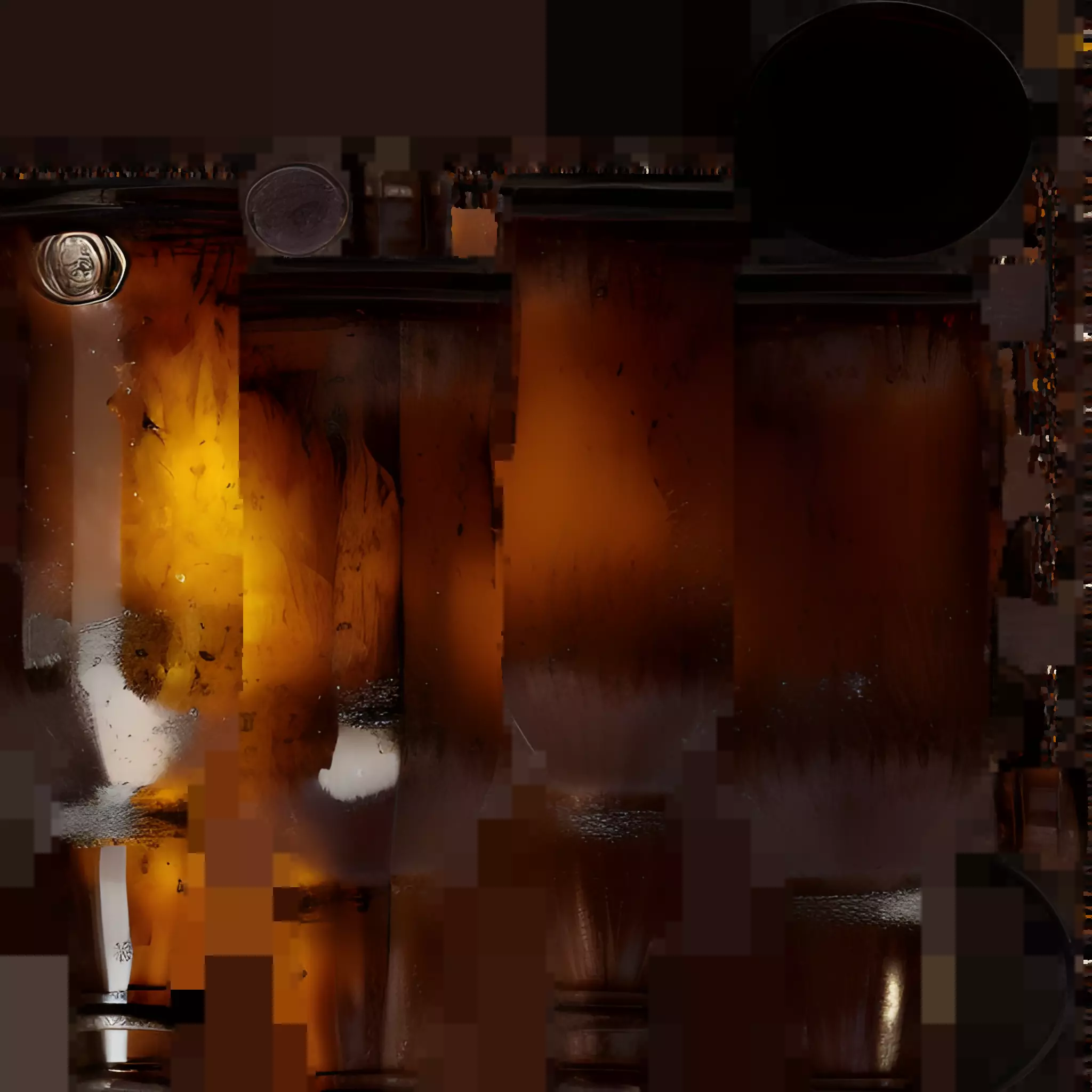 Bottle 2 Low-poly 3D model_6