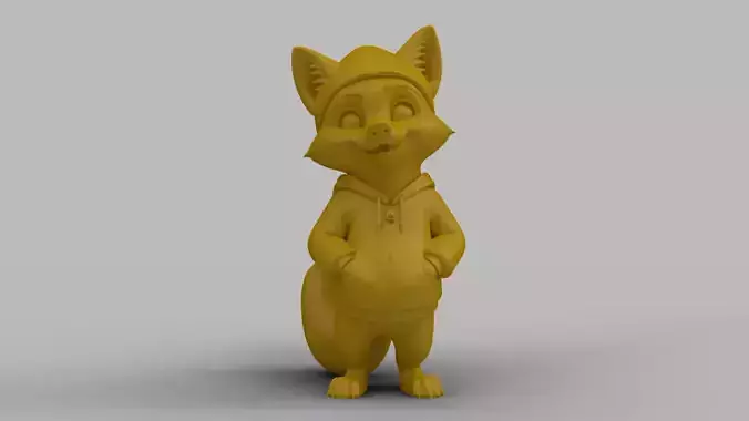 Cool Fox Figurine