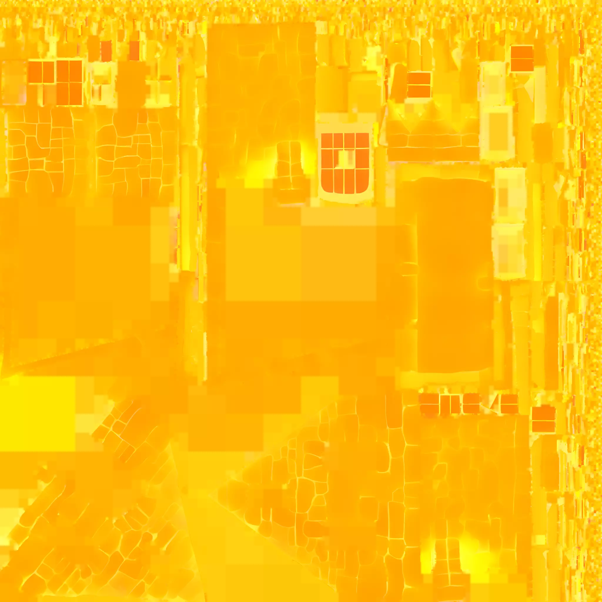 Stone Cottage Low-poly 3D model_14