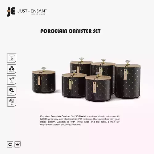 Porcelain Canister Set