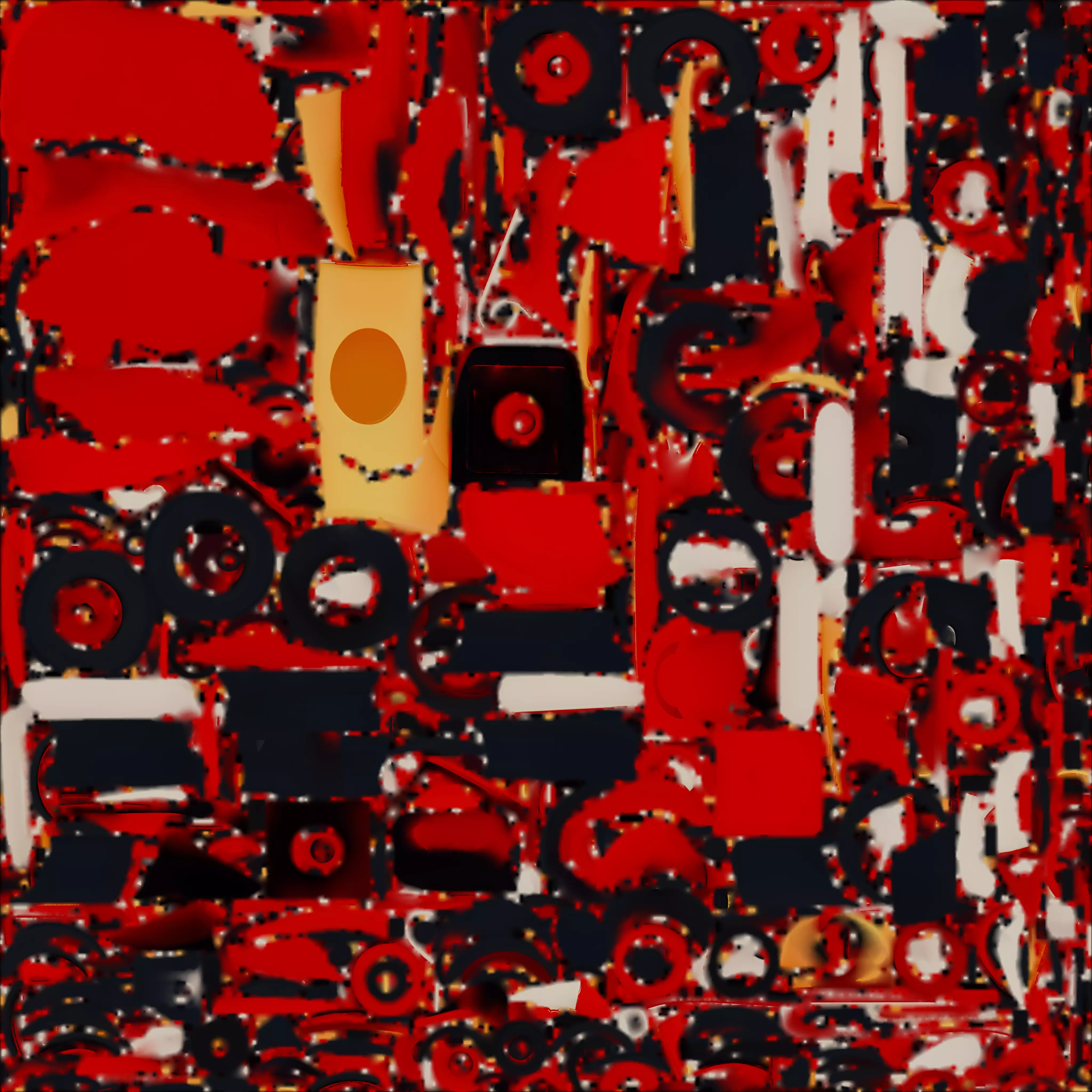 Cute Cartoon Go-Kart Vehicle 3D Model Low-poly 3D model_1