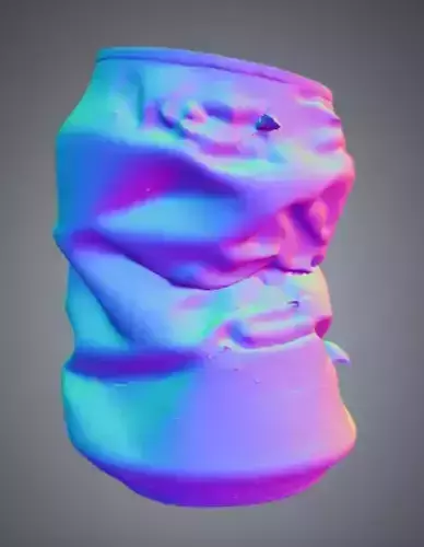 Pop Can 5 Low-poly 3D model 6