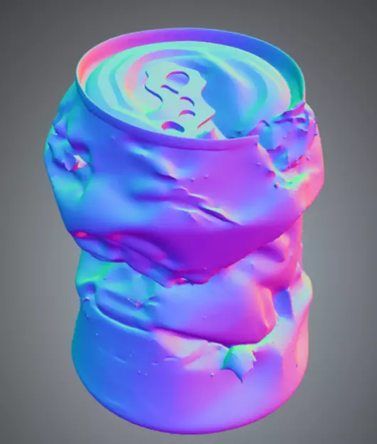 Pop Can 5 Low-poly 3D model_0