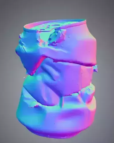 Pop Can 5 Low-poly 3D model 3