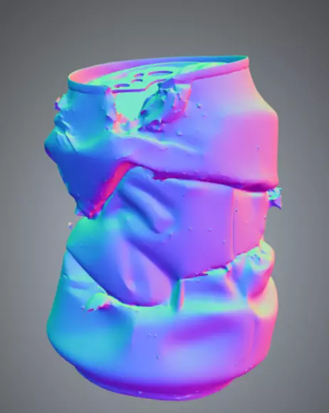 Pop Can 5 Low-poly 3D model_2