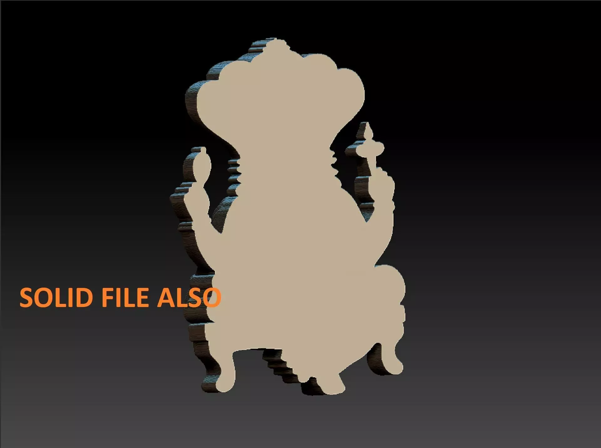 NARASHIMHA PENDENT 3D print model_8