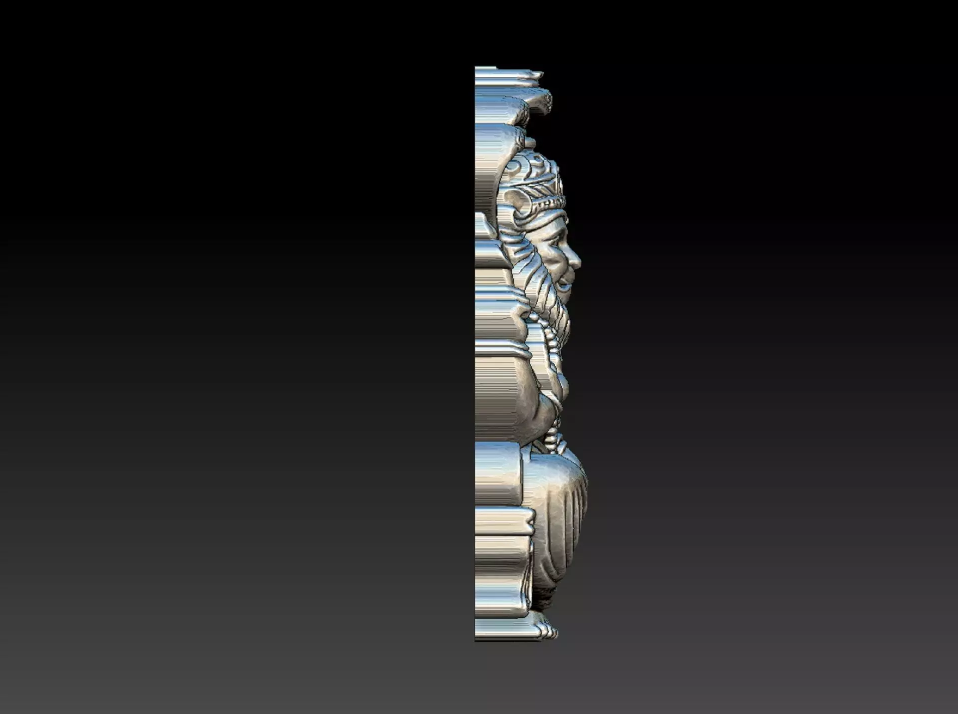 NARASHIMHA PENDENT 3D print model_7