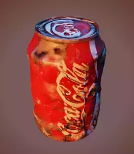 Pop Can 6 Low-poly 3D model 7