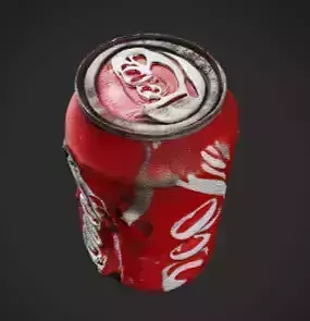 Pop Can 6 Low-poly 3D model 6