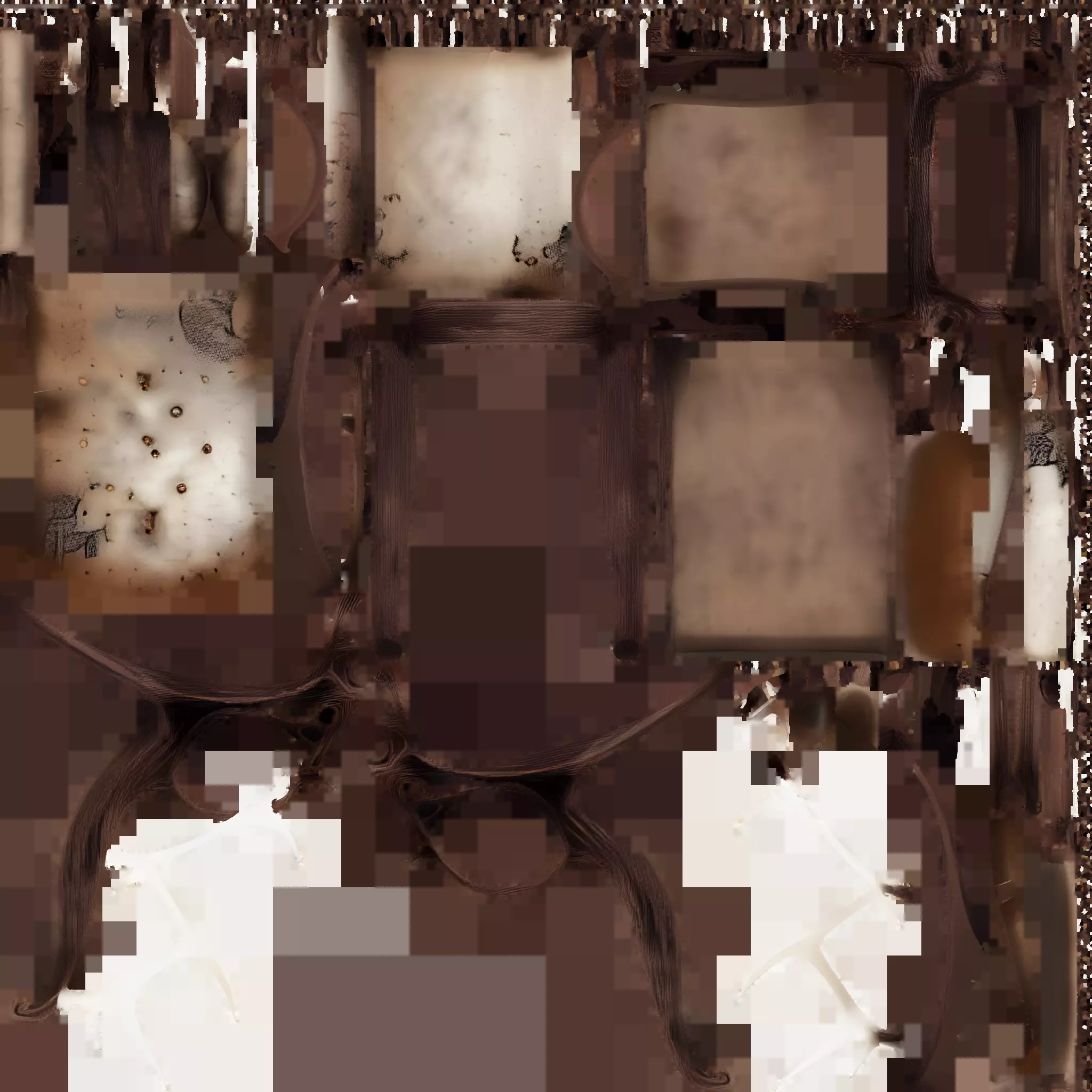 Chair 3 Low-poly 3D model_22