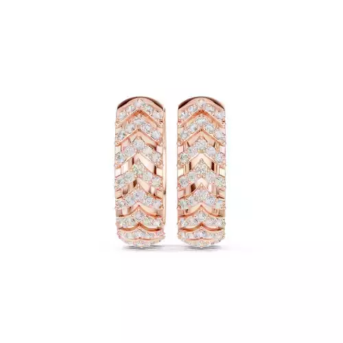 Diamond Hoops Earrings 3dm stl renders animation videos details