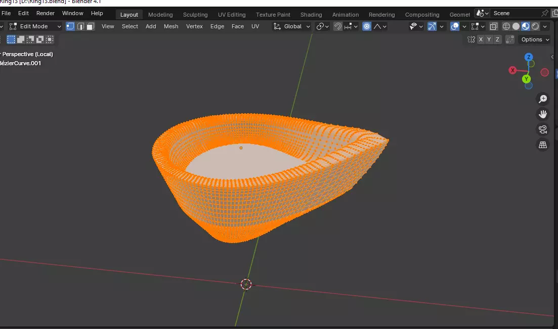 3D Diamond Ring Model US Size 7 Print Ready 3D print model_10