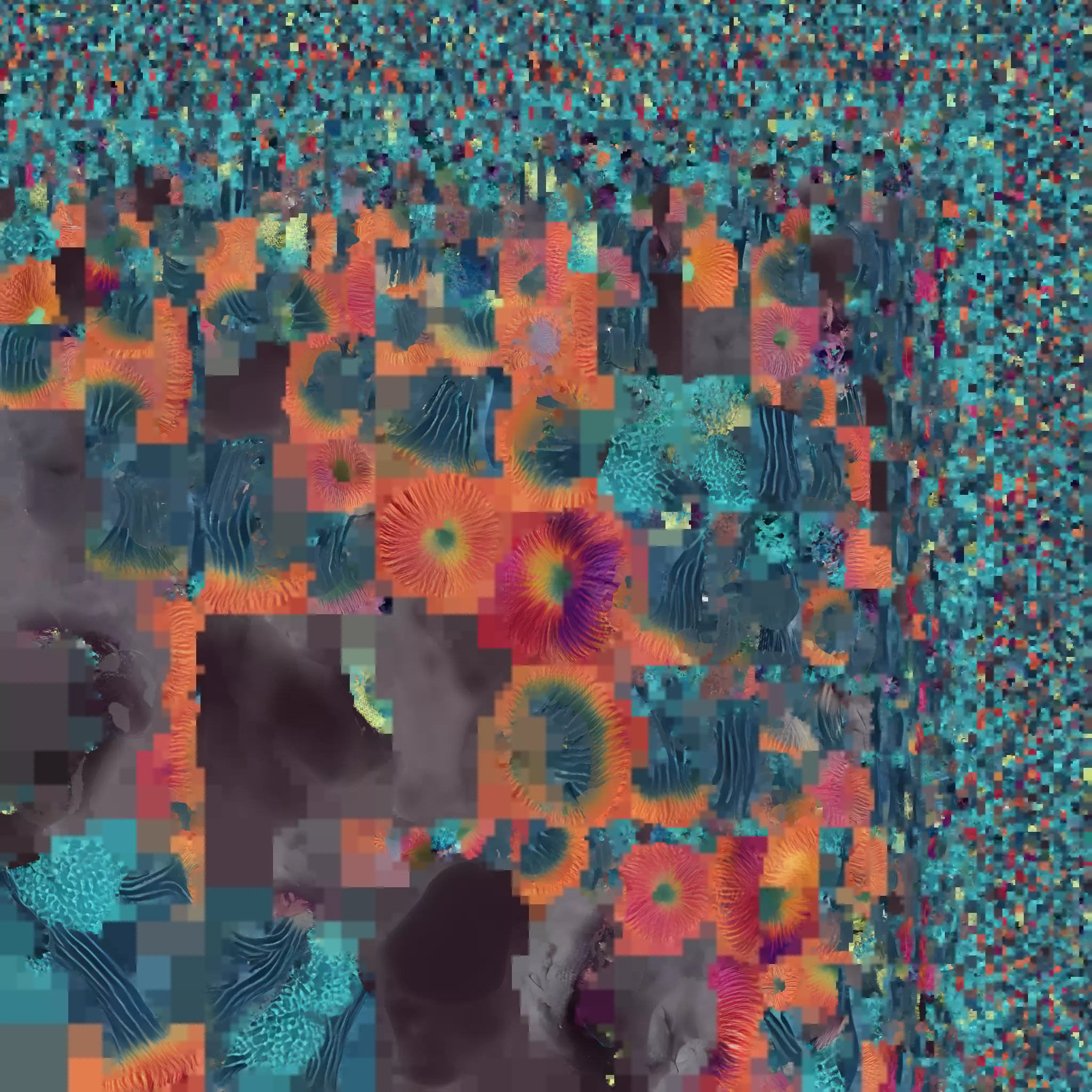 Coral 3 Low-poly 3D model_9