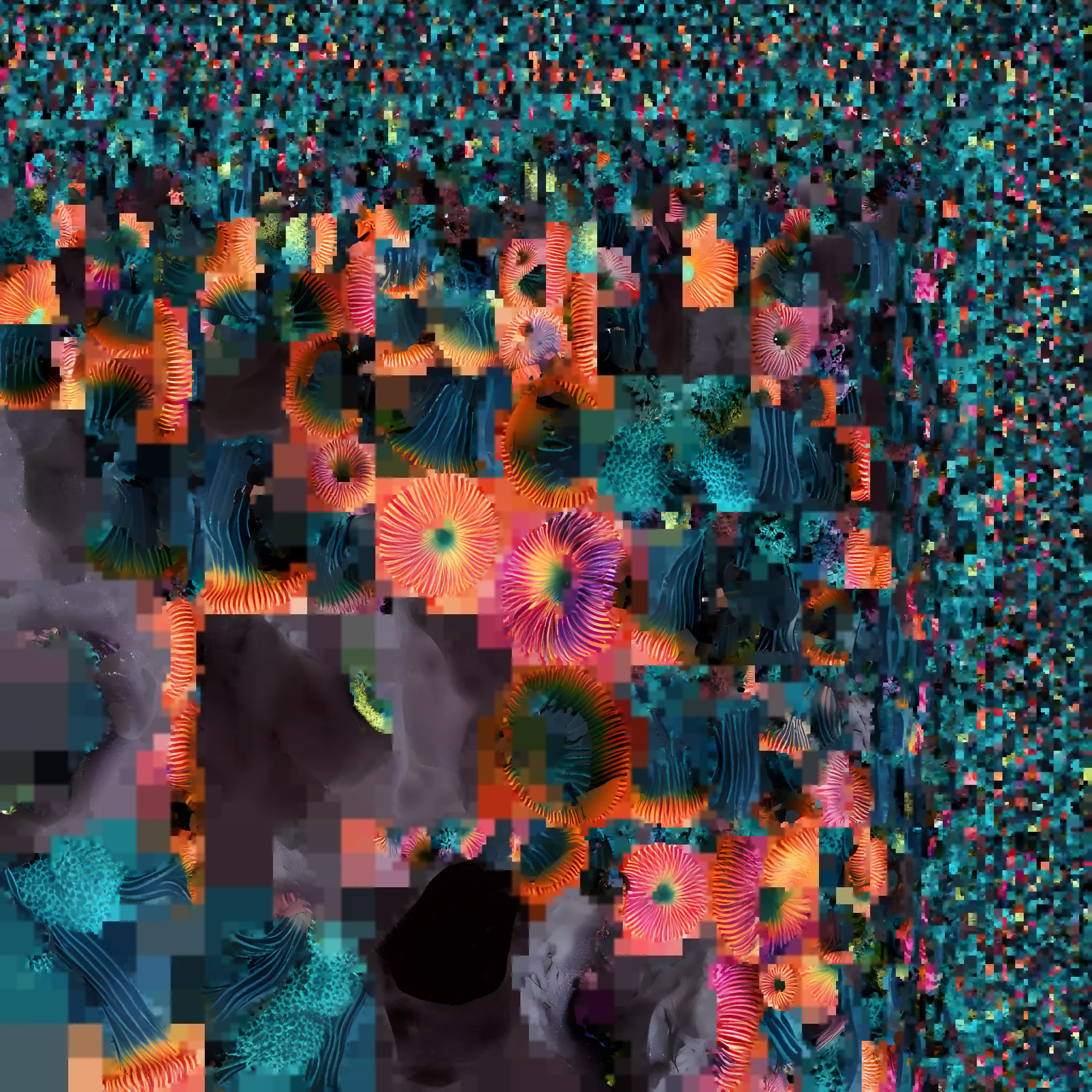 Coral 3 Low-poly 3D model_6