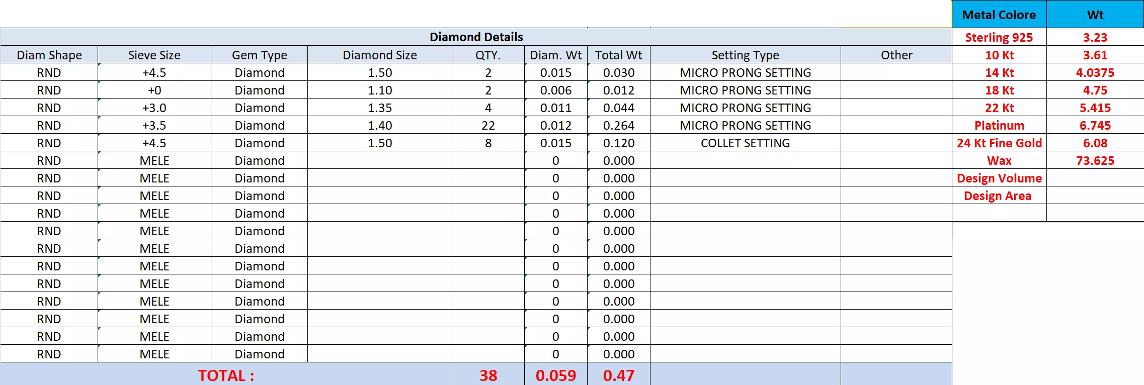 Diamond Hoops Earrings 3dm stl renders animation videos details  3D print model_2
