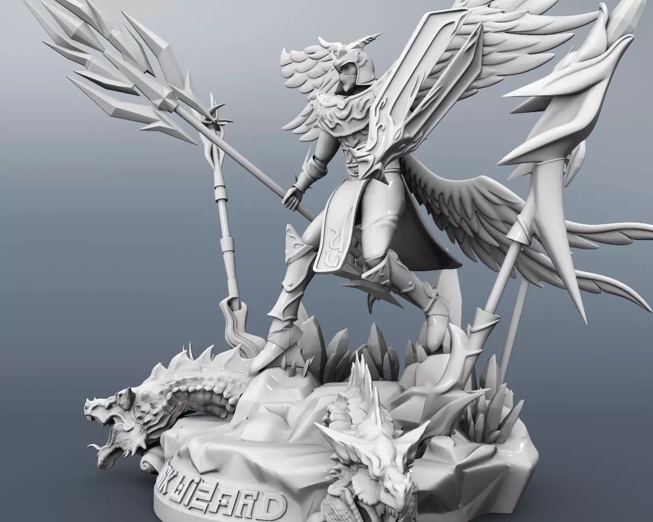 Dark Wizard Mu Online 3D print model_3