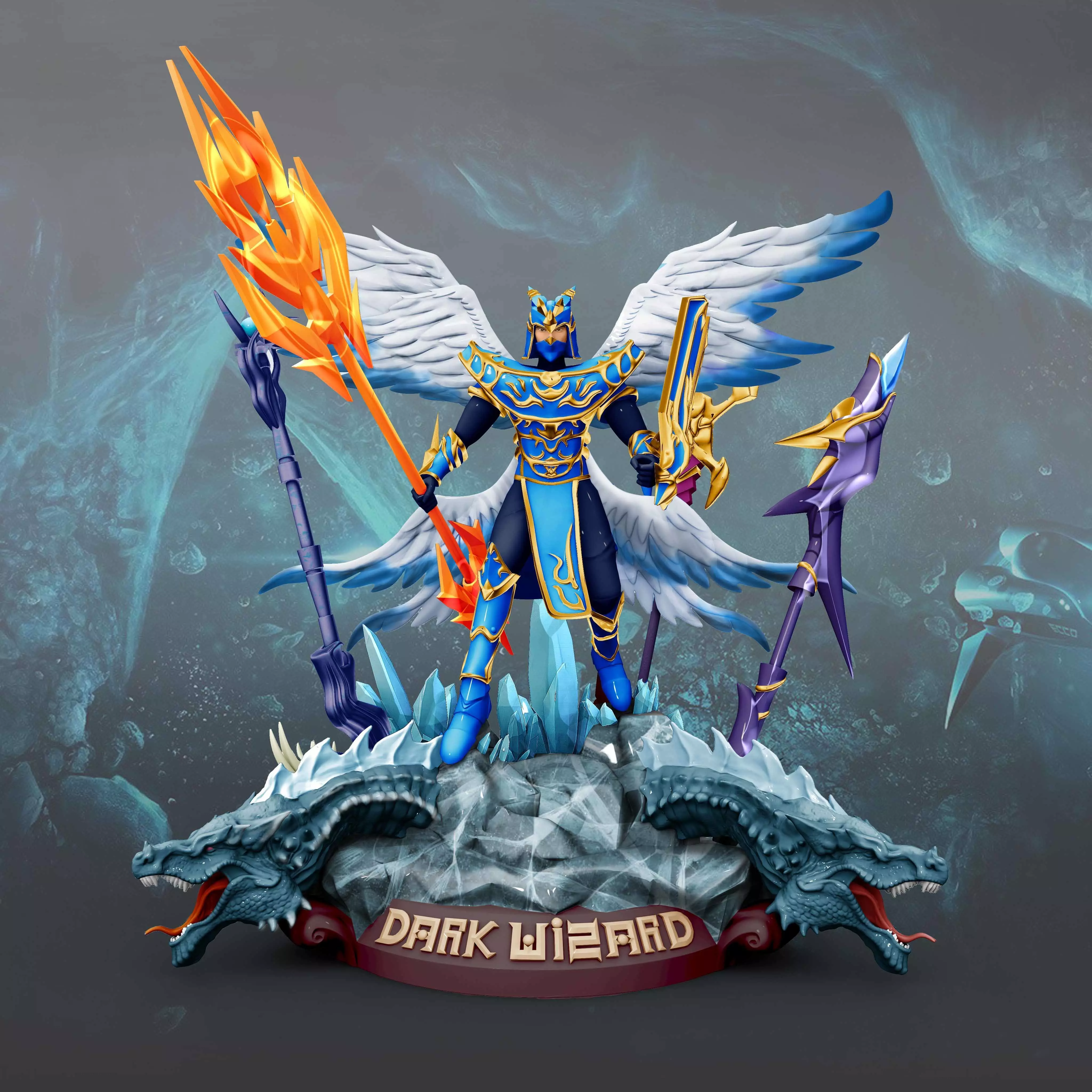 Dark Wizard Mu Online 3D print model_0