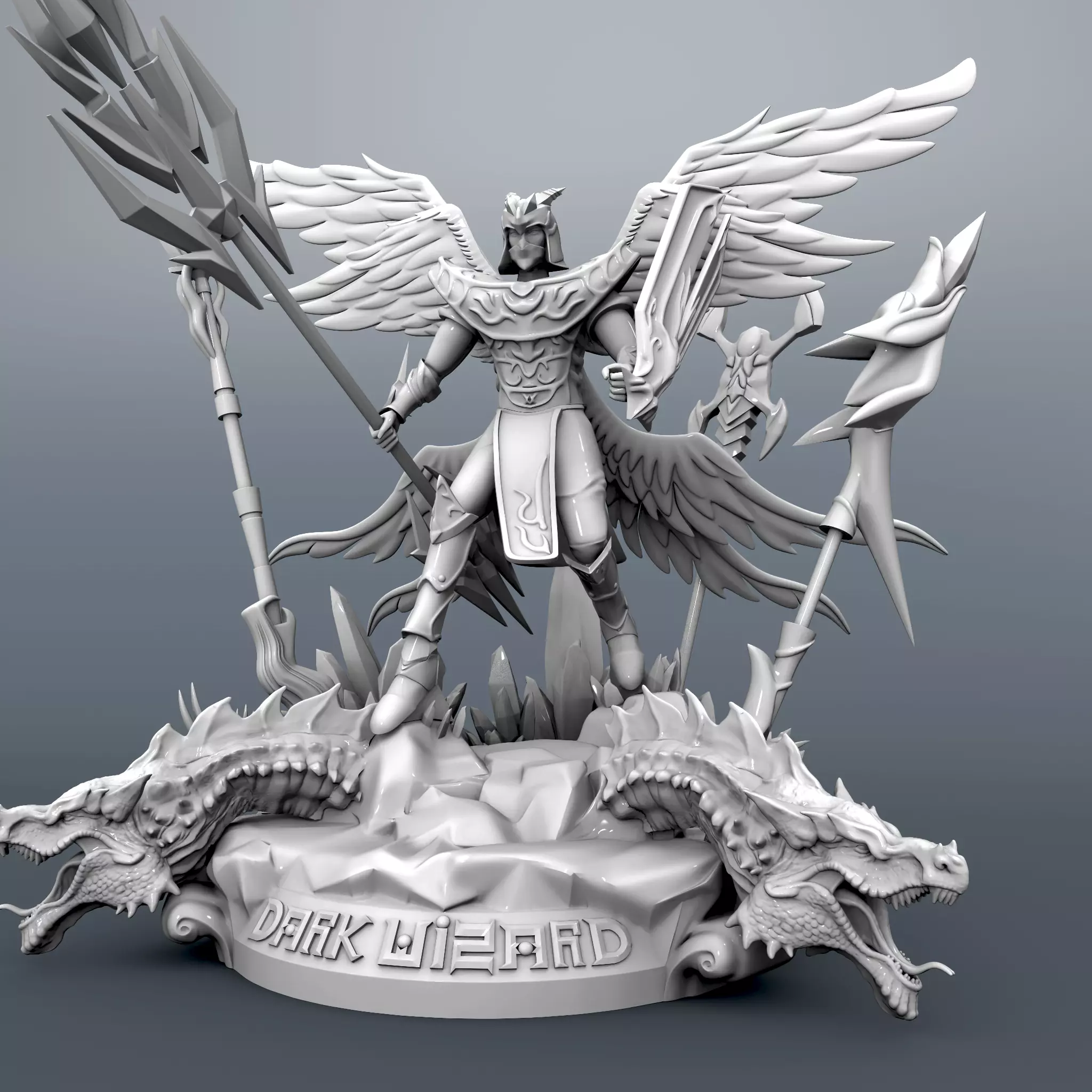 Dark Wizard Mu Online 3D print model_2