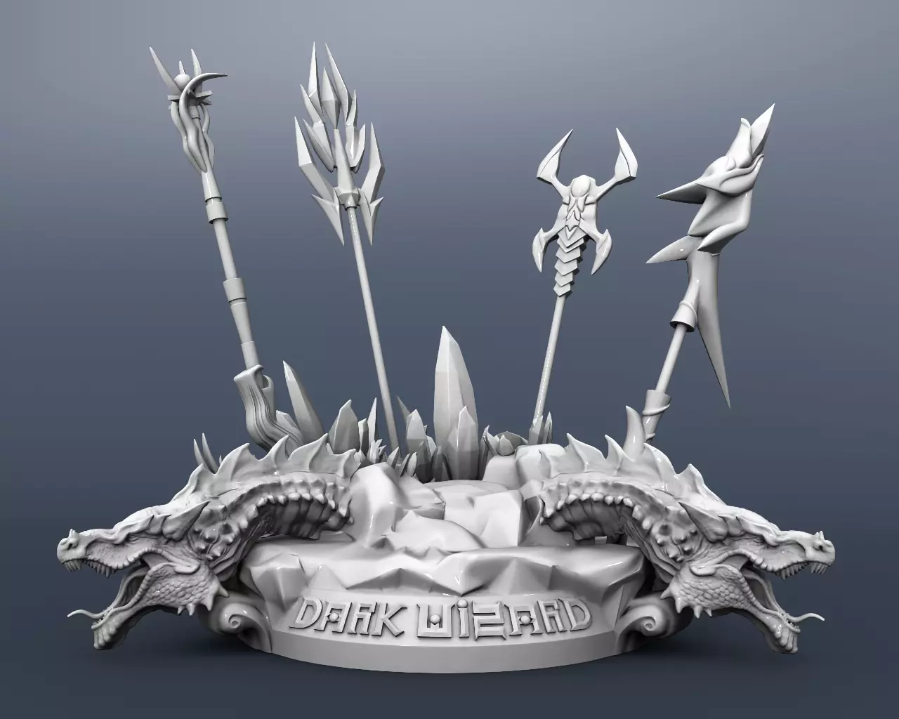 Dark Wizard Mu Online 3D print model_6