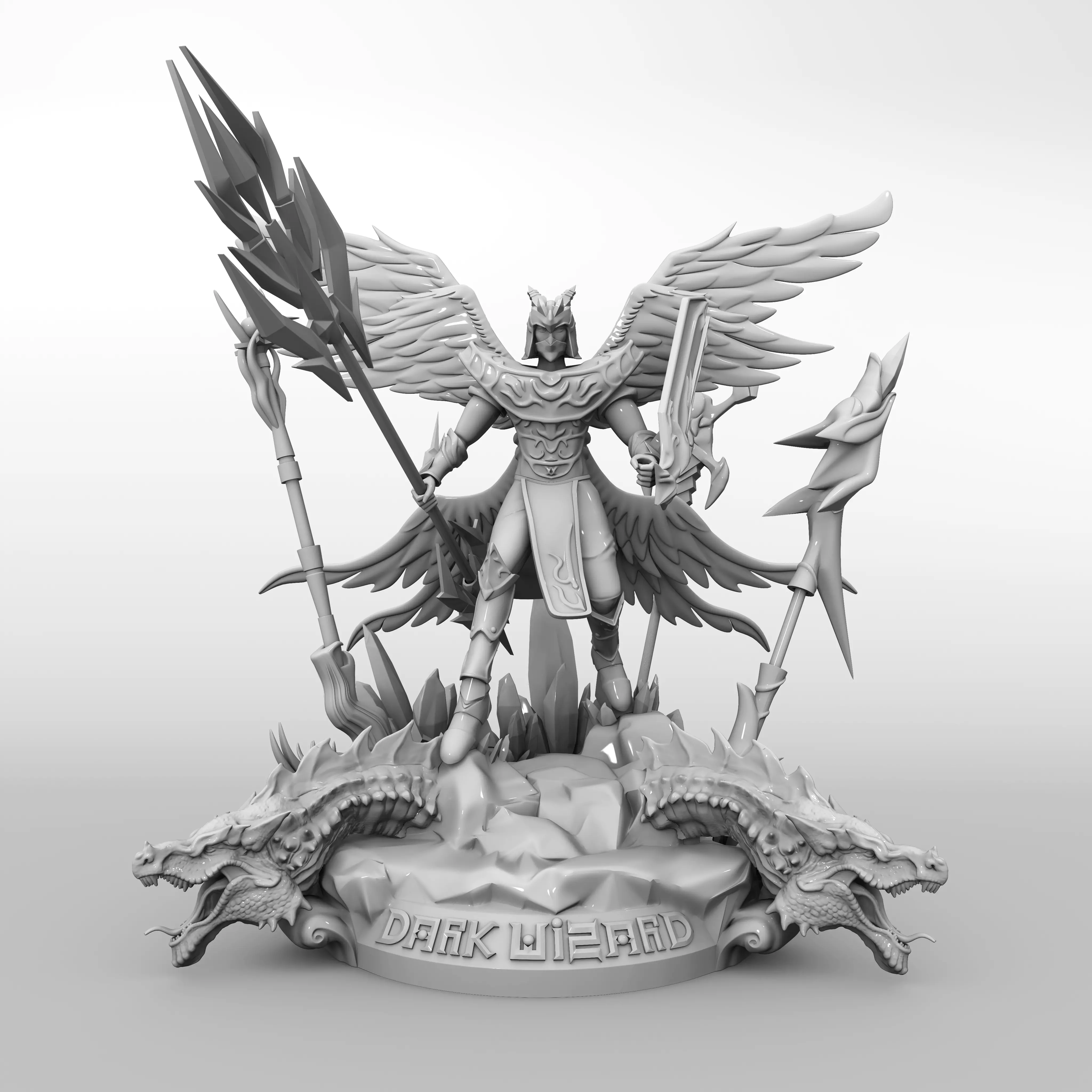 Dark Wizard Mu Online 3D print model_1
