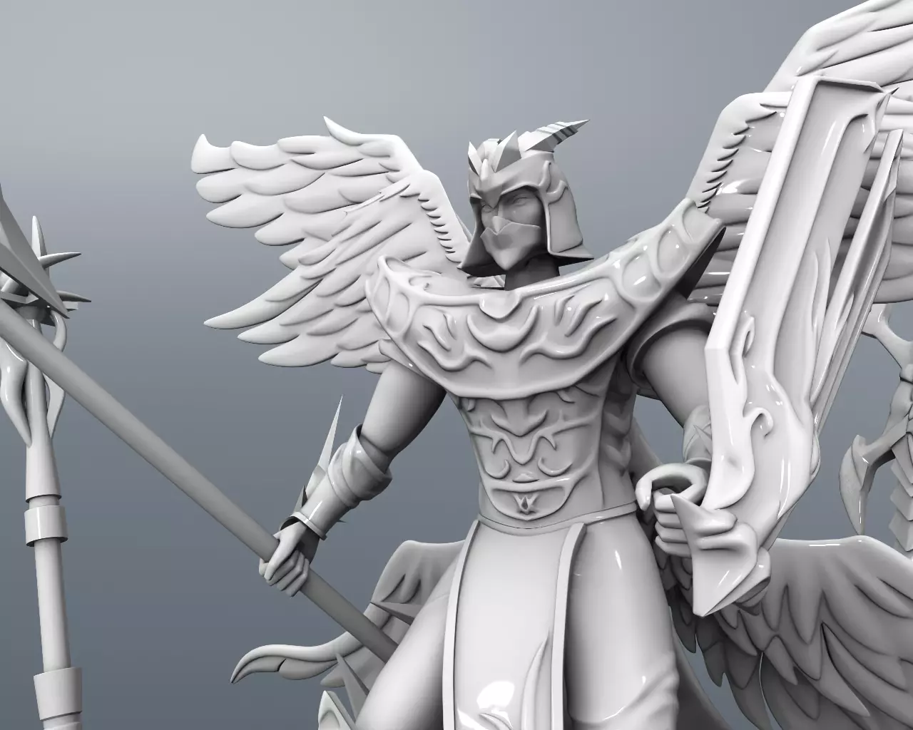 Dark Wizard Mu Online 3D print model_5
