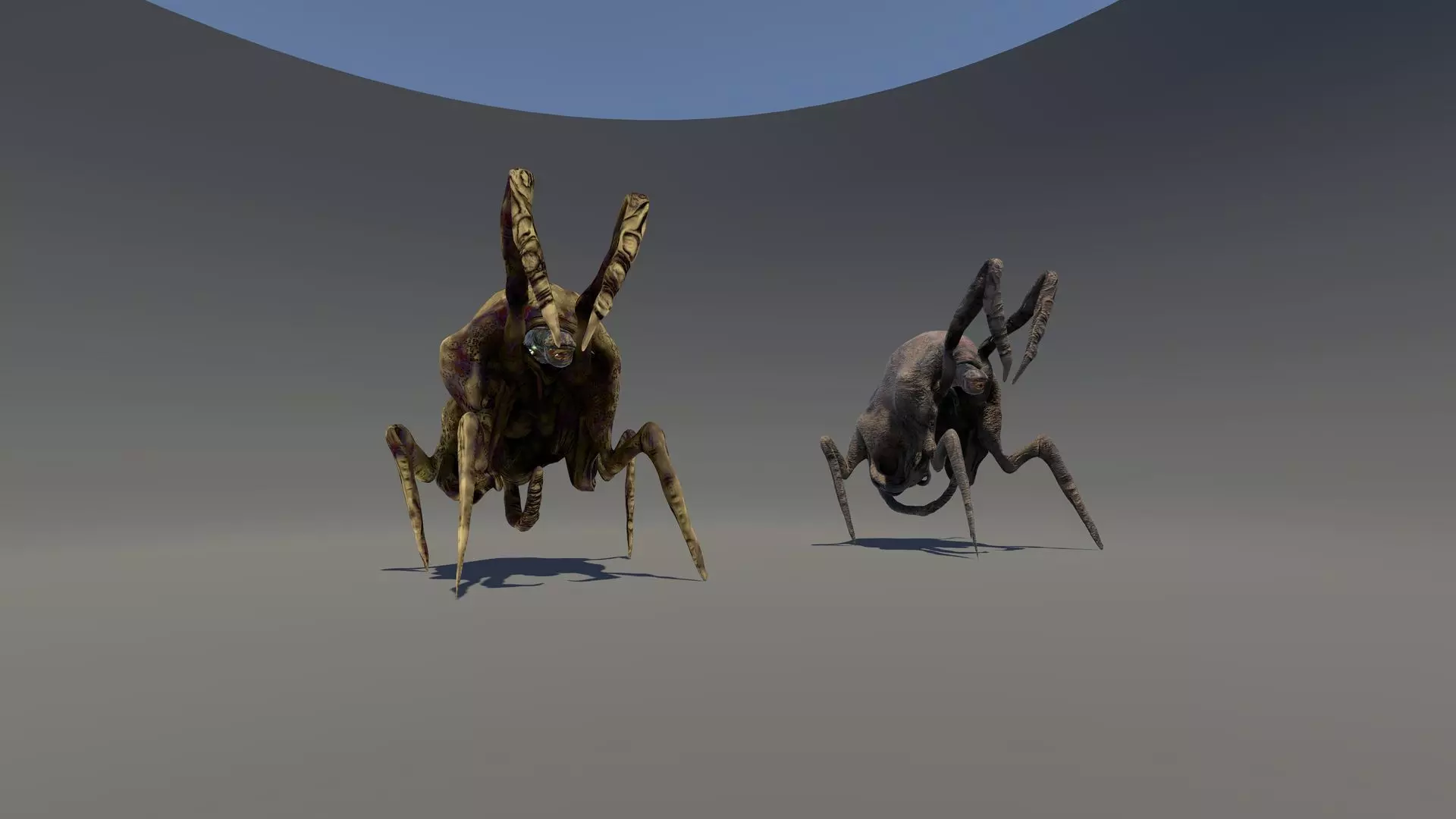 Mutant biomutant Monster 9 Low-poly 3D model_11